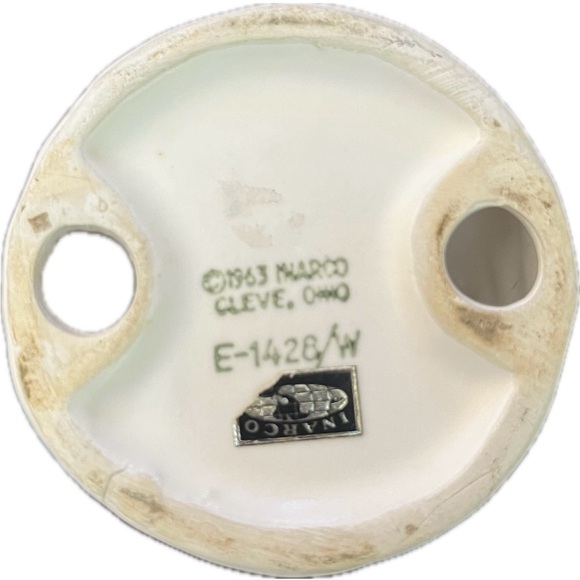 Vintage Inarco boy holding pedestal bowl trinket vase - Picture 4 of 7